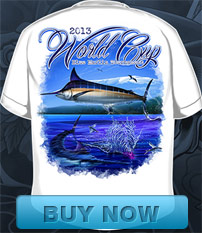 25th Anniversary World Cup Blue Marlin Championship T-SHIRTS NOW