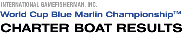 Charter Boat Service Results